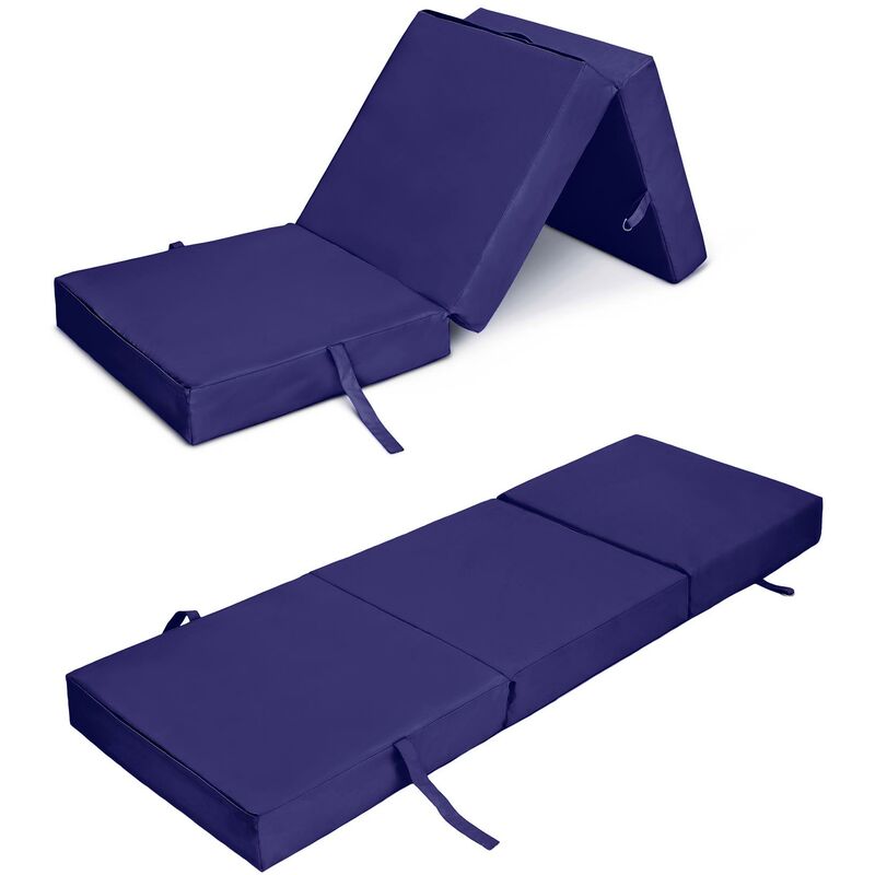 foto del prodotto loft 25 materasso pieghevole, materasso futon per interni, materasso da viaggio e da campeggio resistente all acqua, materasso per ospiti 198x66x14