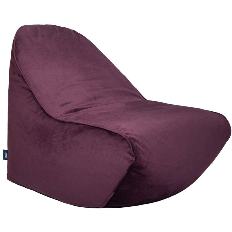 foto del prodotto loft 25 pouf poltrona a sacco per soggiorno poltrona pouf con schienale alto per rilassarsi pouf a sacco per giochi tessuto in velluto 