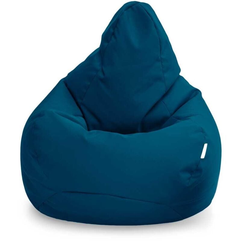 foto del prodotto loft 25 pouf poltrona a sacco per soggiorno, pouf poltrona con schienale alto per il gioco, pouf a sacco resistente all acqua per interni ed