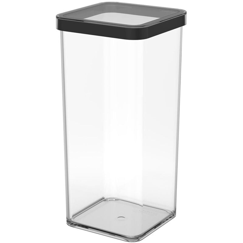 foto del prodotto loft barattolo quadrato de con coperchio e guarnizione, adatto per alimenti, utensili da cucina de, organizer, plastica san , senza bpa,
