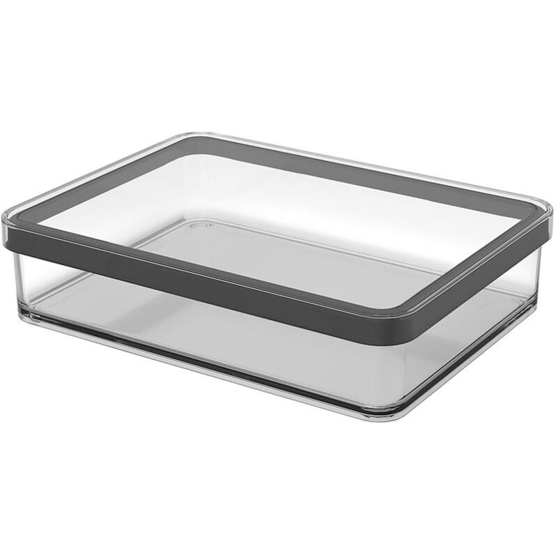 foto del prodotto loft barattolo rettangolare con coperchio e guarnizione, sicuro per gli alimenti,de contenitore, de utensili da cucina, organizer plastica senza