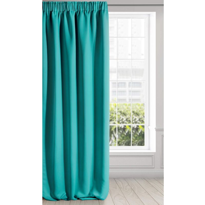 foto del prodotto logan tenda oscurante extra lunga 1 unit , rod pocket, fettuccia arricciatenda, blocco della luce, oscuramento della stanza, camera da letto,
