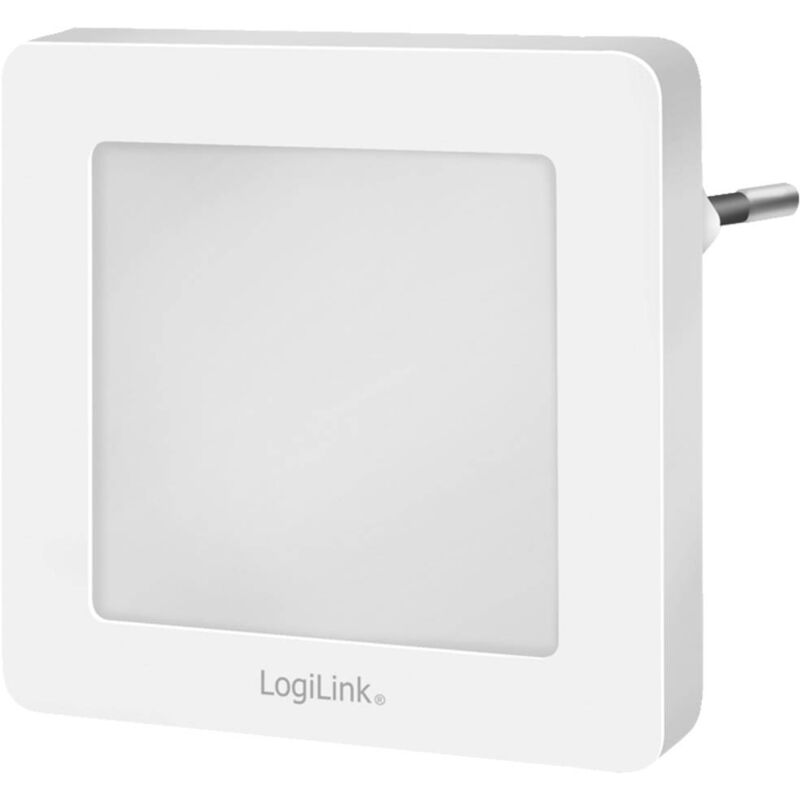 foto del prodotto logilink led013 led013 luce notturna led con sensore crepuscolare quadrato led monocolore bianco caldo bianco