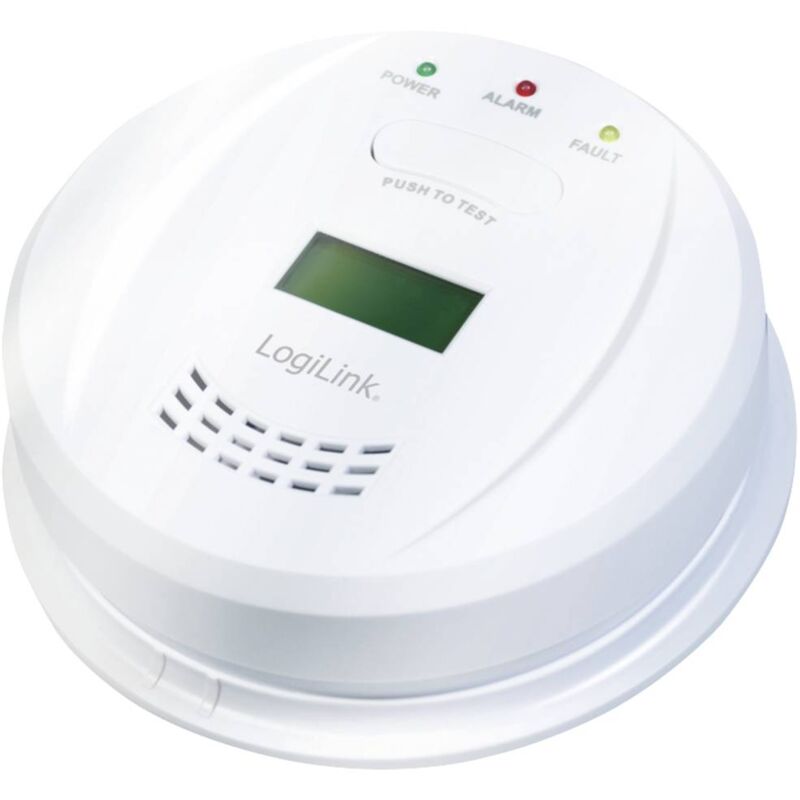 foto del prodotto logilink sc0111 rilevatore monossido di carbonio a batteria rileva monossido di carbonio