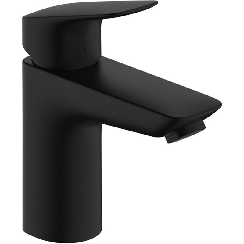 foto del prodotto logis - miscelatore da lavabo, con sistema di scarico push-open, ecosmart, nero opaco 71107670 - hansgrohe