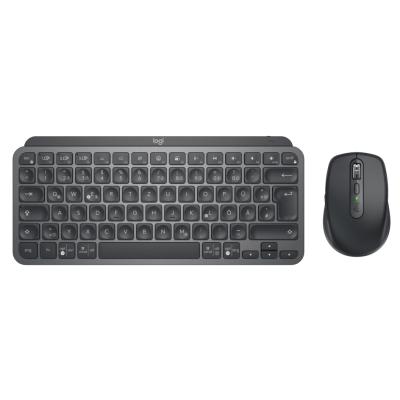 foto del prodotto logitech 920 011054 tastiera mouse incluso ufficio rf senza fili bluetooth qwertz tedesco grafite