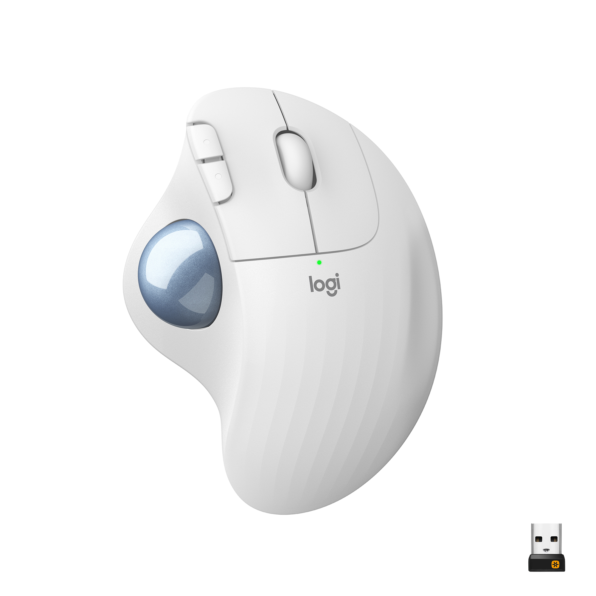 foto del prodotto logitech ergo m575 mouse ufficio mano destra rf senza fili bluetooth trackball 2000 dpi