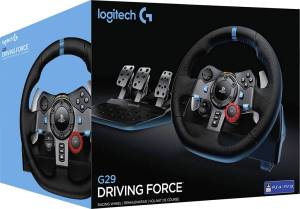 foto del prodotto logitech g g29 sterzo pedali playstation 3,playstation 4 analogico usb 2.0 nero