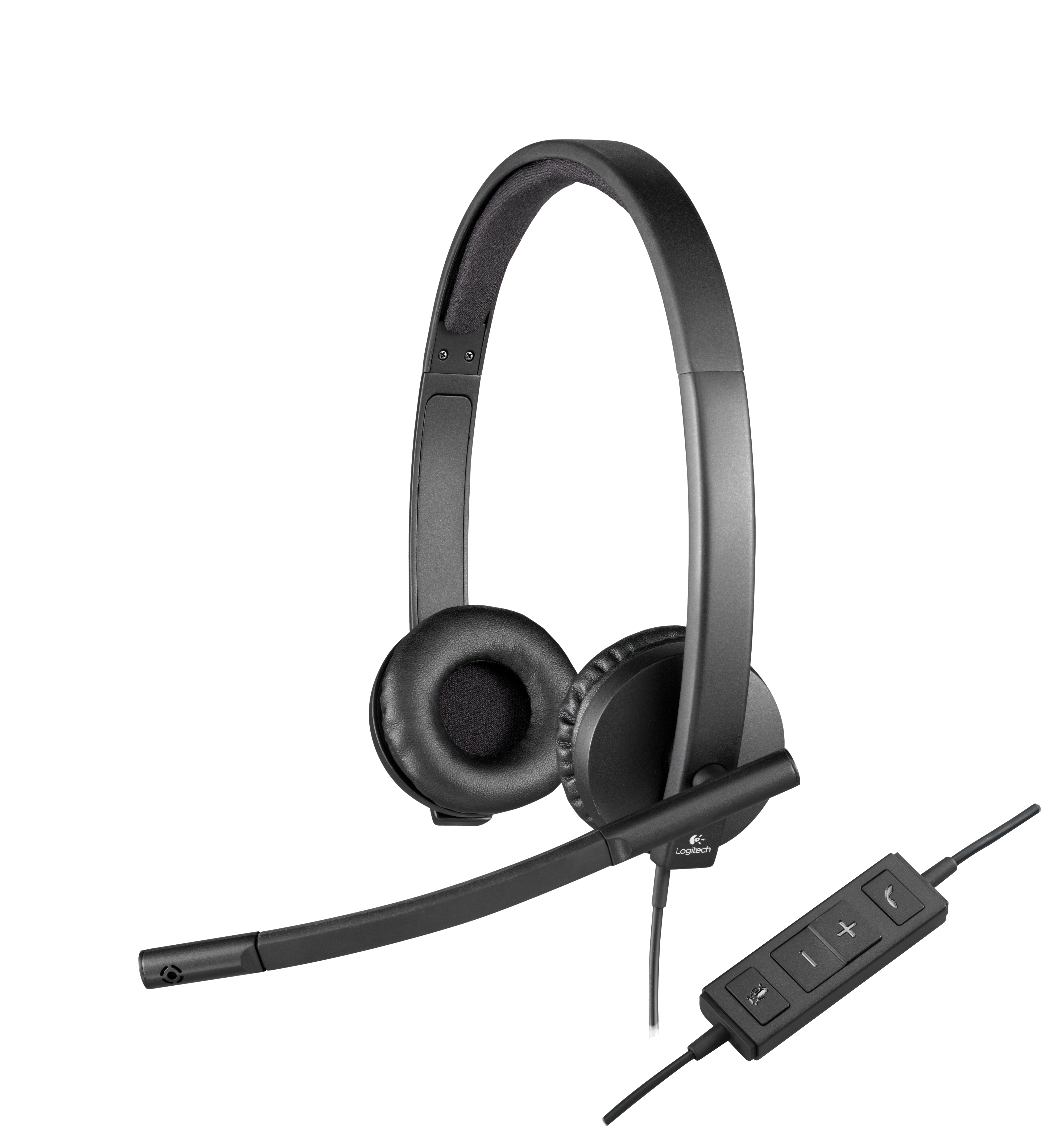 foto del prodotto logitech h570e auricolare cablato a padiglione ufficio usb tipo a nero