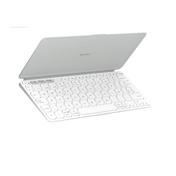 foto del prodotto logitech keys to go 2 tastiera universale bluetooth qwerty italiano bianco