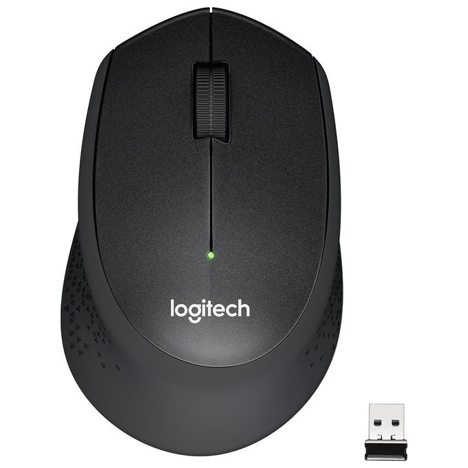 foto del prodotto logitech m330 silent plus mouse wireless, 2,4 ghz con ricevitore usb nano, tracciamento ottico 1000 dpi, durata batteria di 2 anni