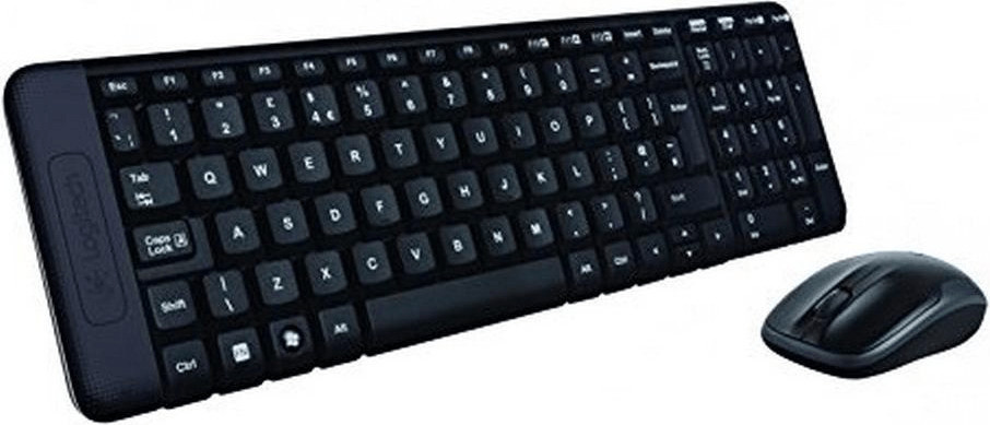 foto del prodotto logitech mk220 combo tastiera e mouse wireless compatti per windows, 2,4 ghz wireless con ricevitore usb unifying, durata batteria di 24 mesi, compatibile con pc, laptop