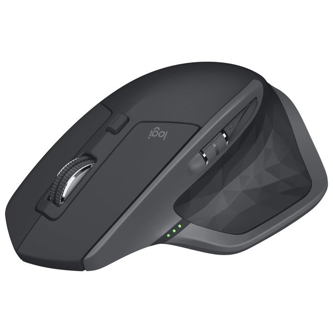foto del prodotto logitech mx master 2s wireless mouse bluetooth edition multistrato scorrimento veloce ergonomico ricaricabile collega fino a 3 computer mac pc grafite