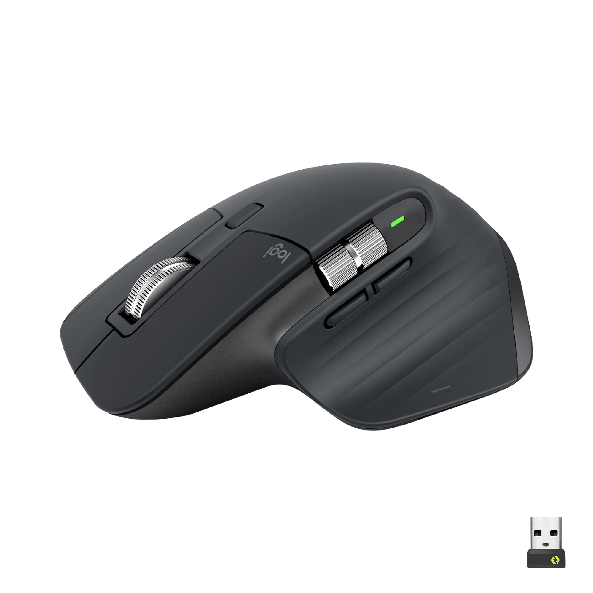 foto del prodotto logitech mx master 3s mouse ufficio mano destra rf senza fili bluetooth laser 8000 dpi