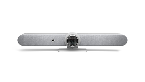 foto del prodotto logitech rally bar conference cam 4k 2160p 30fps, zoom 15x, usb, bianco