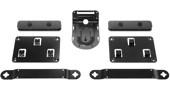 foto del prodotto logitech rally mounting kit montaggio a muro nero