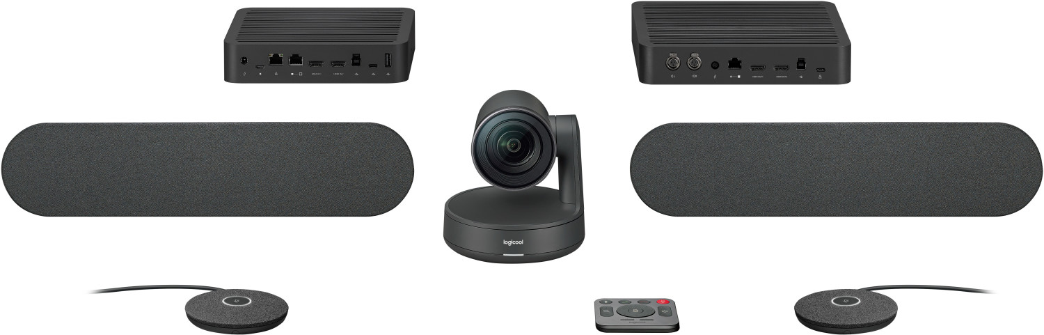 foto del prodotto logitech rally ultra hd conferencecam sistema di conferenza 16 persona e collegamento ethernet lan sistema di videoconferenza di gruppo