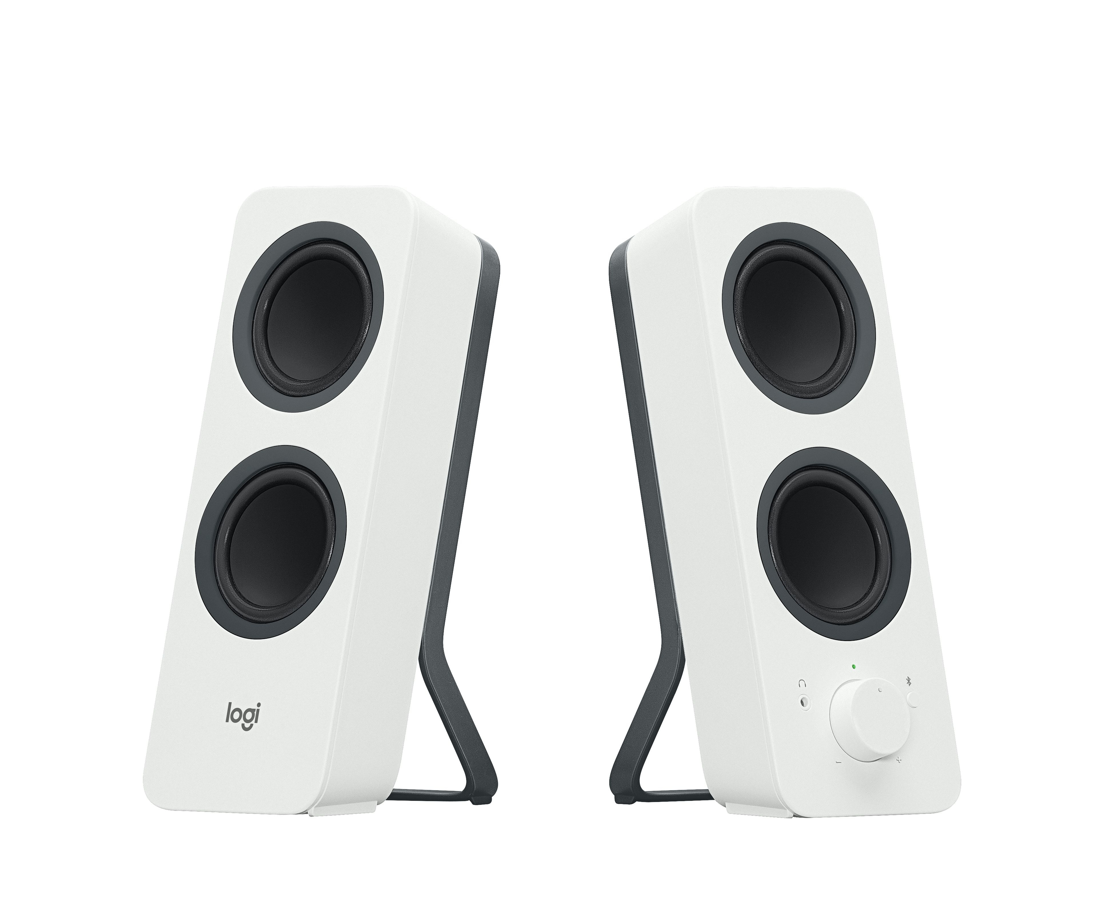 foto del prodotto logitech z207 bianco con cavo e senza cavo 5 w