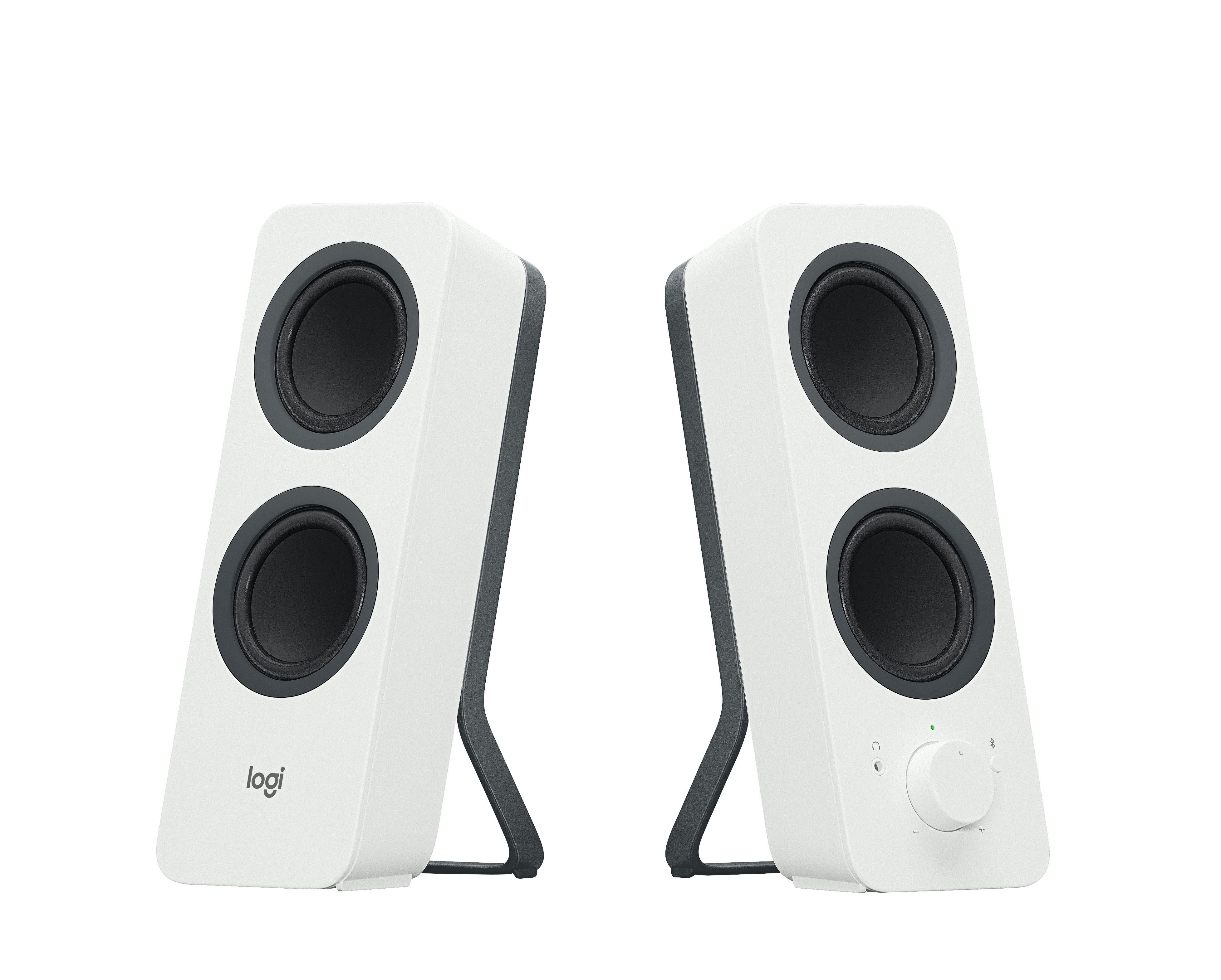 foto del prodotto logitech z207 bianco con cavo e senza cavo 5 w - 980-001292