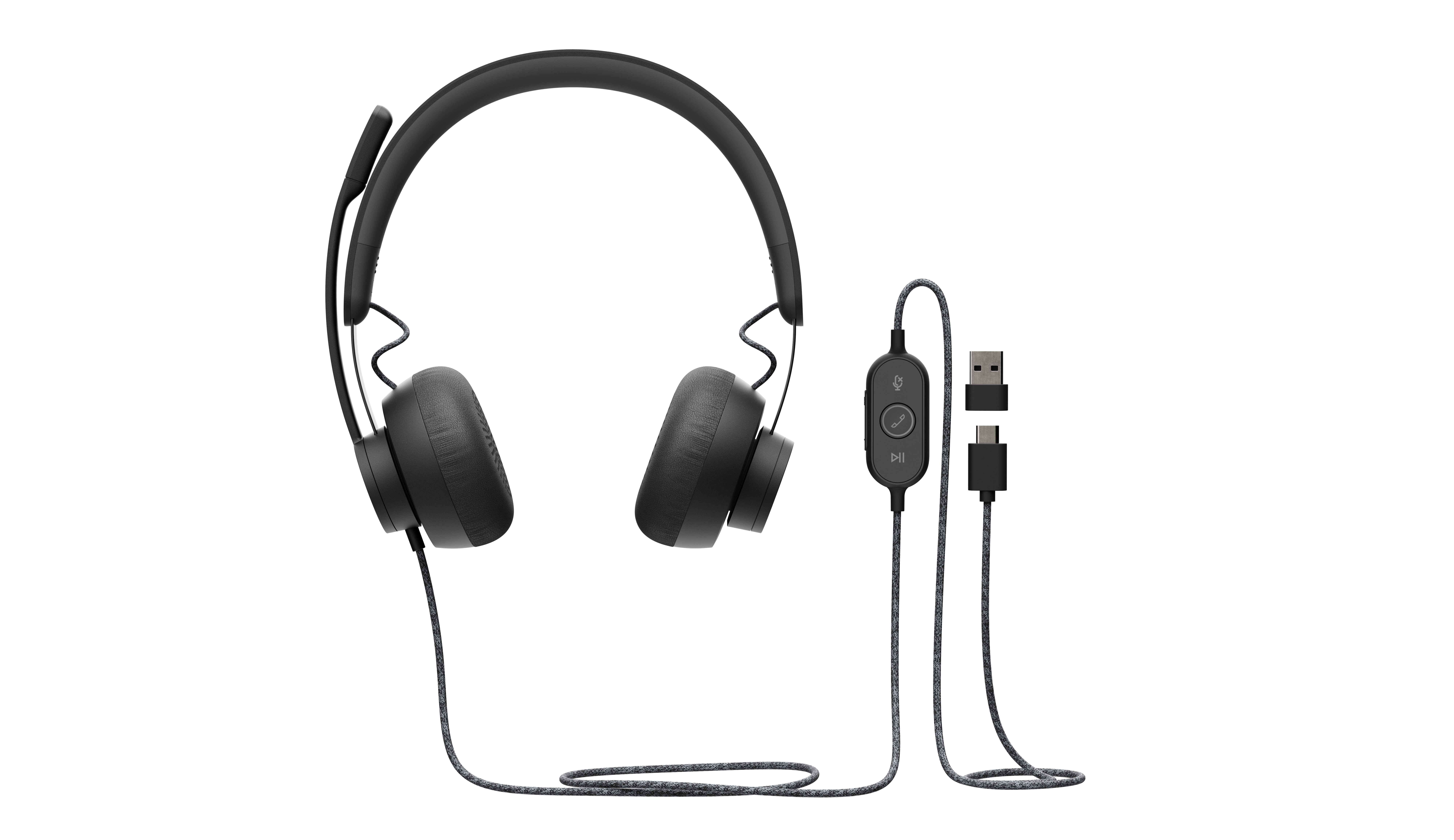 foto del prodotto logitech zone auricolare cablato a padiglione musica e chiamate usb tipo c grafite