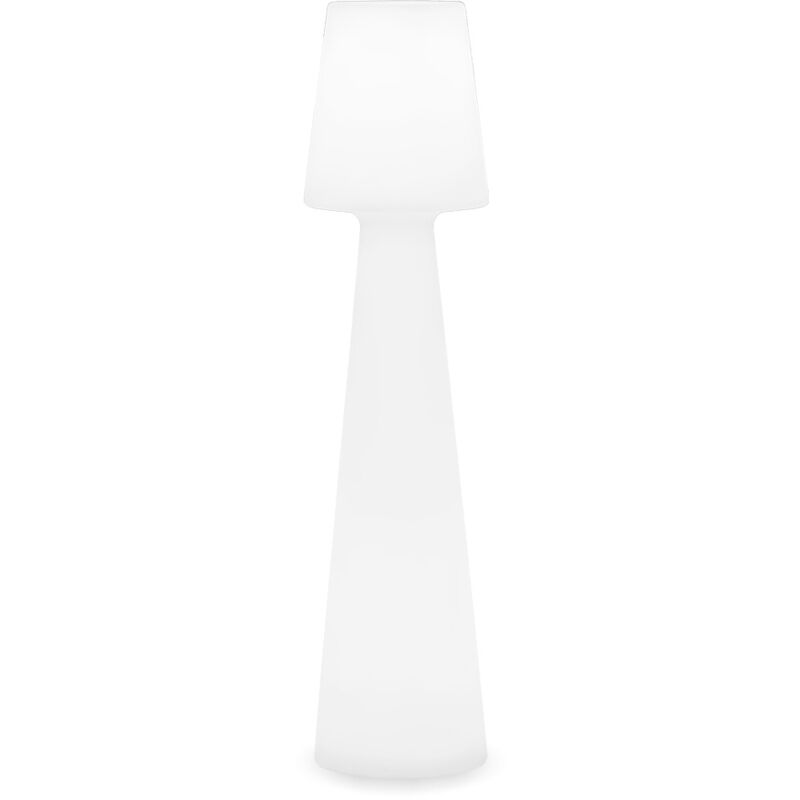 foto del prodotto lola 165 cm di altezza. lampada da terra senza fili per interni ed esterni. luce led ricaricabile via usb. realizzata in spagna