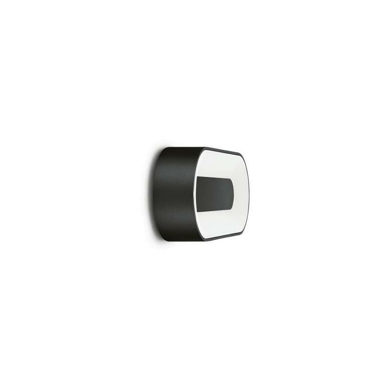 foto del prodotto lombardo lampada applique led ross 280, 13w, 1560 lumen, colore luce bianca naturale 4000k, colore decorazione nero, lom ll124001n