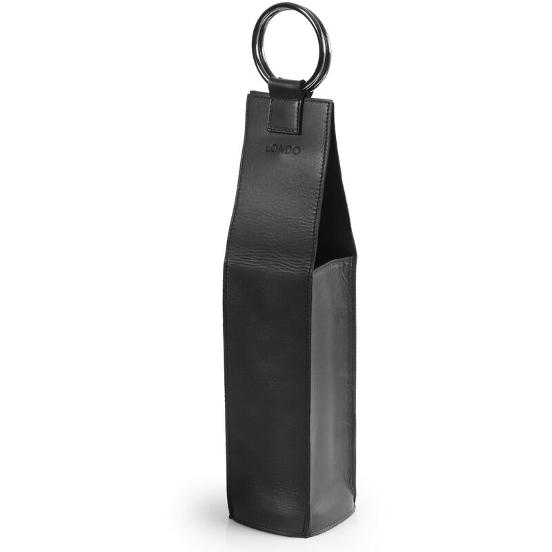 foto del prodotto londo portabottiglia di vino in vera pelle elegante e resistente porta vino per viaggi, picnic e regali