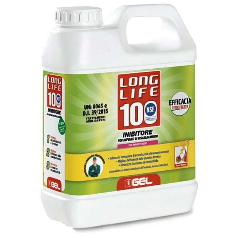 foto del prodotto long life 100 gel inibitore di corrosione 1 litro per impianti di riscaldamento 11316000