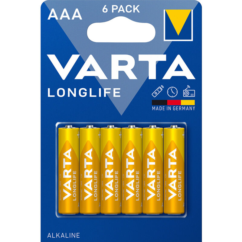 foto del prodotto longlife alcaline m stilo bl.6 pz varta