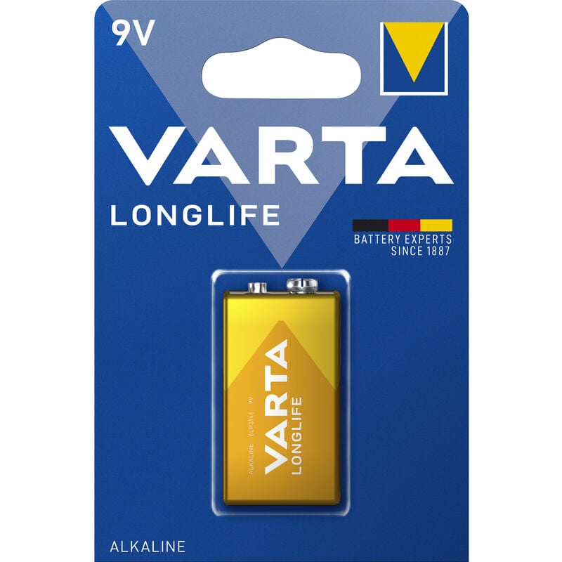 foto del prodotto longlife alcaline transistor 9v bl.1 p varta