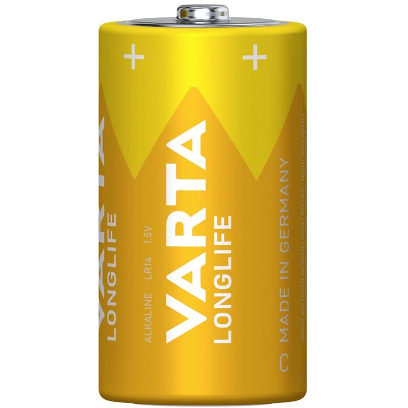 foto del prodotto longlife c folie 6 batteria 1 2 torcia c alcalina manganese 7600 mah 1.5 v 6 pz. varta