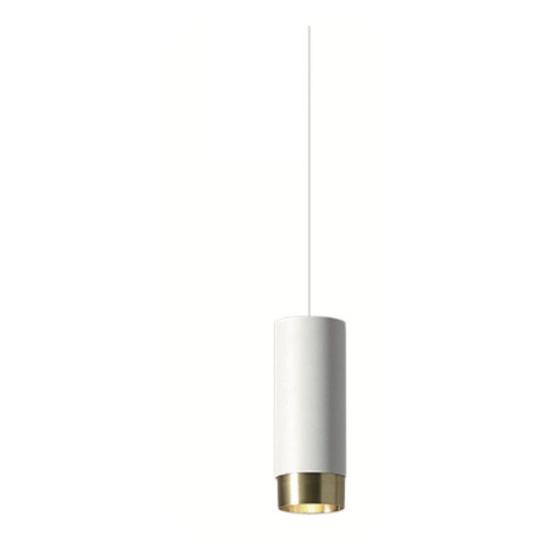 foto del prodotto look p white lampada spot a sospensione bianca