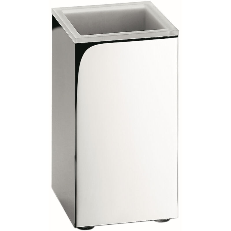 foto del prodotto look porta bicchiere d appoggio cromato codice prod b16430cr colombo design