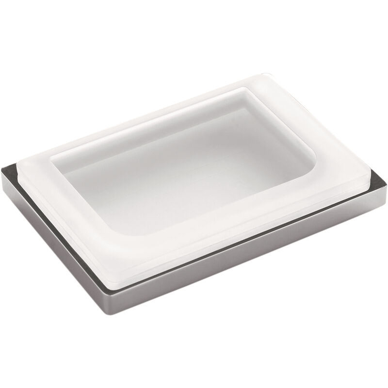 foto del prodotto look porta sapone appoggio cromato codice prod b16400cr van colombo design