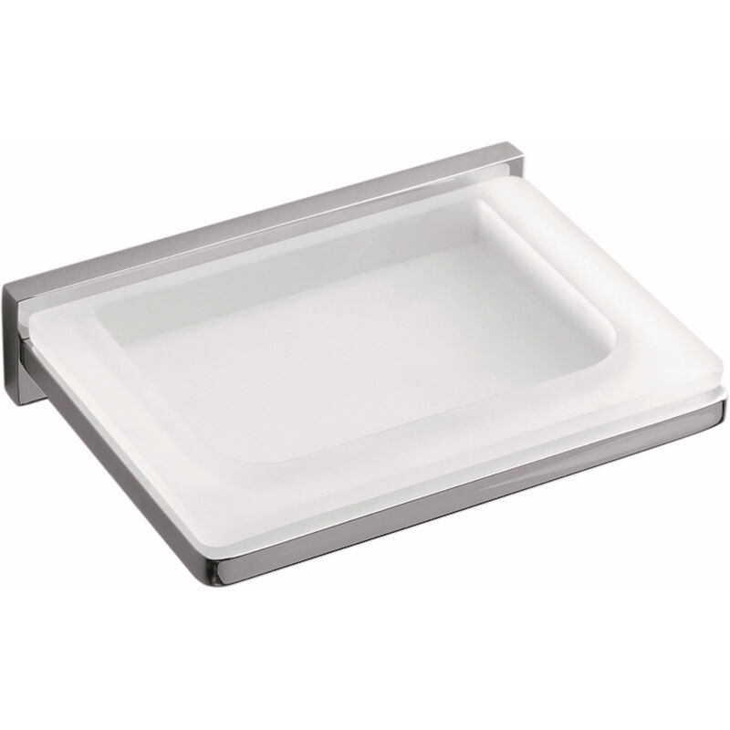 foto del prodotto look porta sapone cromato codice prod b16010cr van colombo design