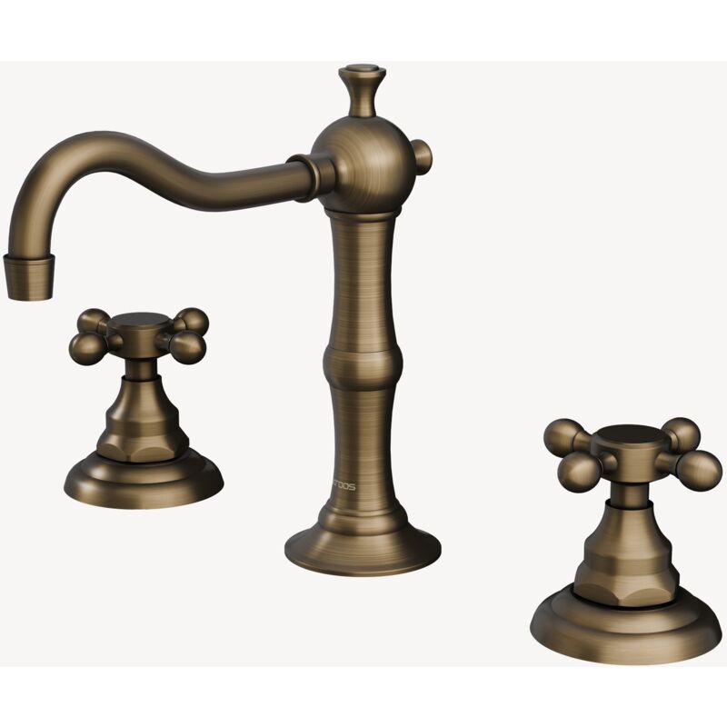 foto del prodotto lookshop miscelatore antico per lavabo bronzo