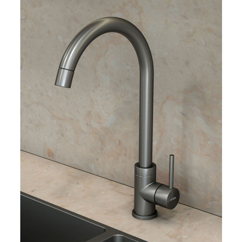 foto del prodotto lookshop miscelatore da cucina gun metal corbeau