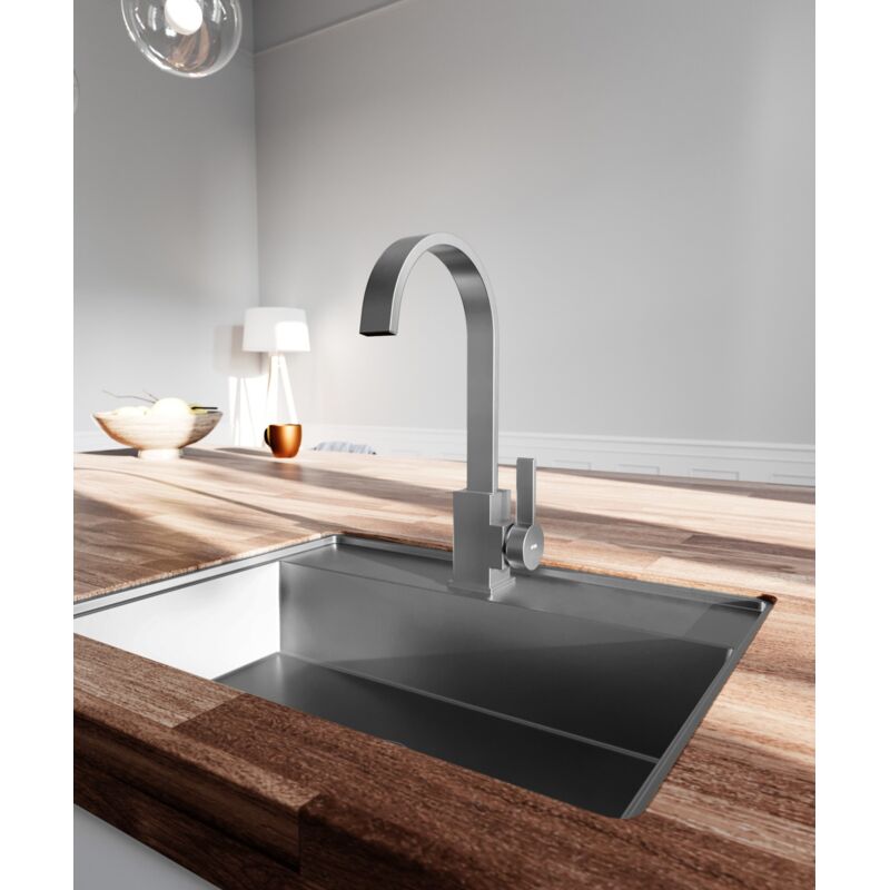 foto del prodotto lookshop - miscelatore da cucina nero - sirius