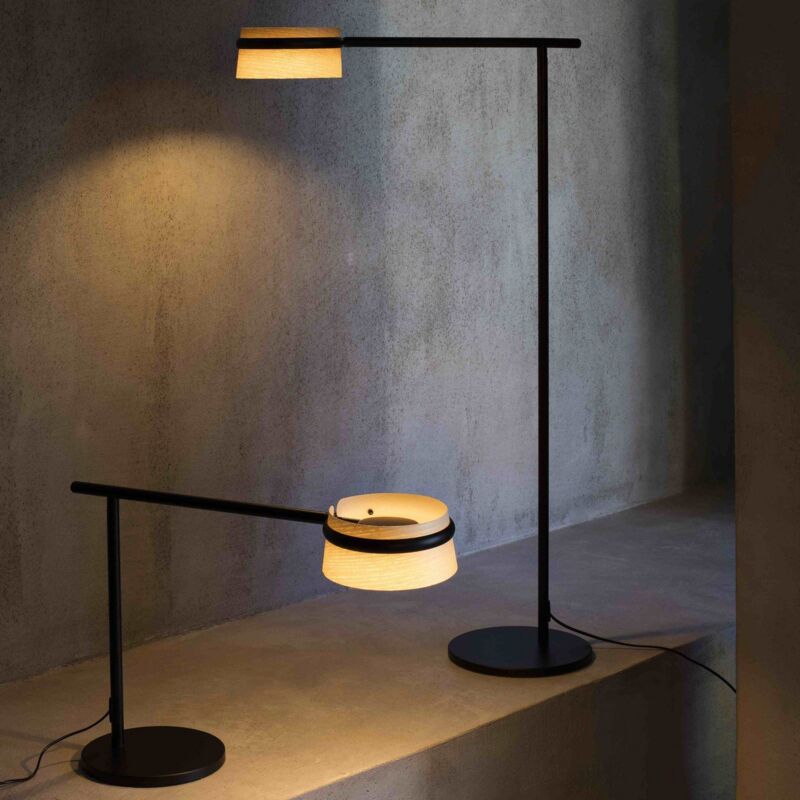 foto del prodotto loop led lampada da pavimento fresno