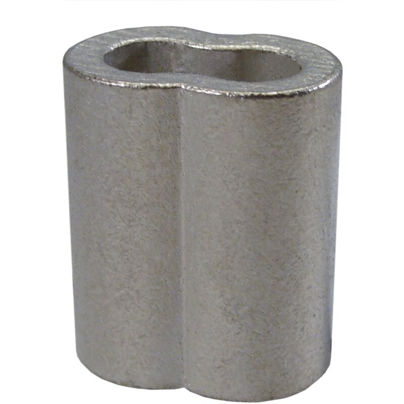 foto del prodotto loos co. sl2 8tp cableware set di manicotti per crimpatura in rame stagnato per fune metallica di diametro 1 4 5 pezzi 