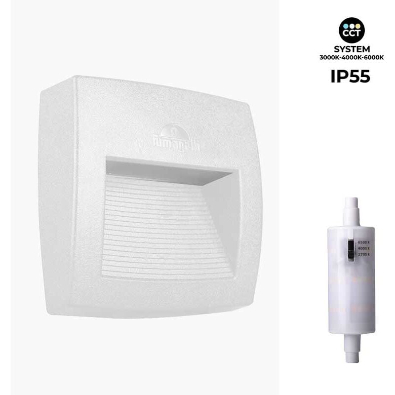 foto del prodotto lorenza faro da superficie con lampadina r7s cct fumagalli