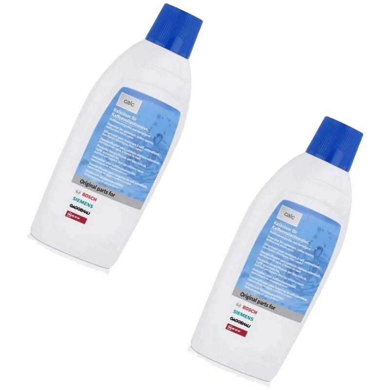 foto del prodotto lot da 2 decalcificanti liquidi originali macchina da caff , caffettiera bosch 4364668