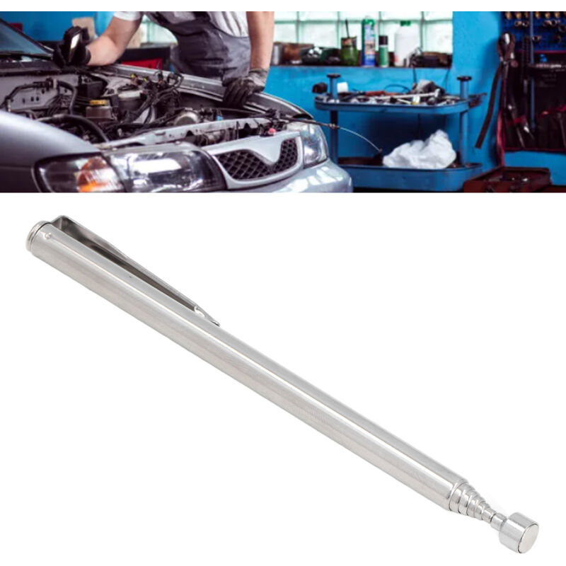 foto del prodotto lot de 10 outils de ramassage magn tiques t lescopiques en acier inoxydable avec clip de poche