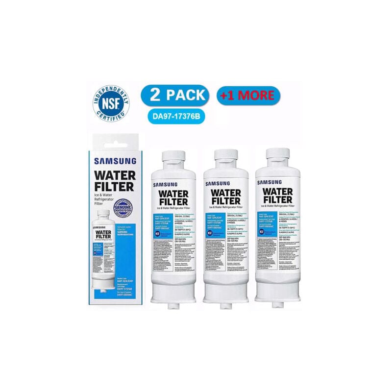 foto del prodotto lot de 3 filtres eau de r frig rateur de rechange pour samsung da97 17376b da97 08006c haf qin haf qin exp