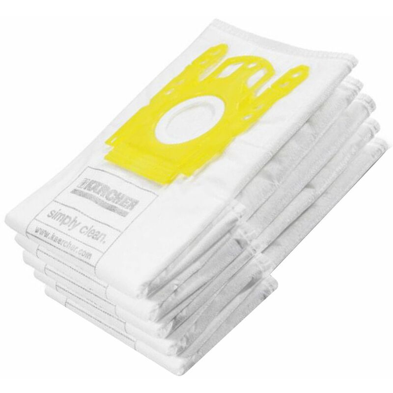 foto del prodotto lot di 5 sacchetti originali aspirapolvere k rcher 3108425053429649935