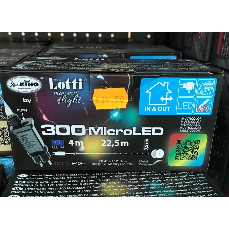 foto del prodotto lotti 300 microled multicolor