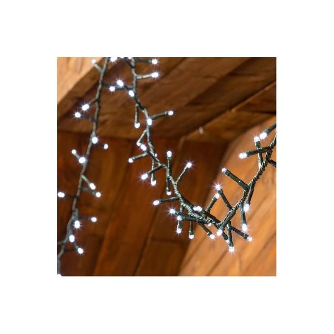 foto del prodotto lotti importex 34815 catena lineare nastro minicluster 6cm 1000 led bianco 5mm reflex