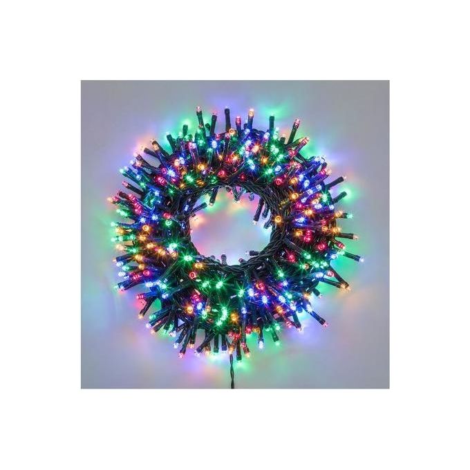 foto del prodotto lotti importex 36284 catena lineare nastro minicluster 6cm 1500 led multicolor 5mm reflex