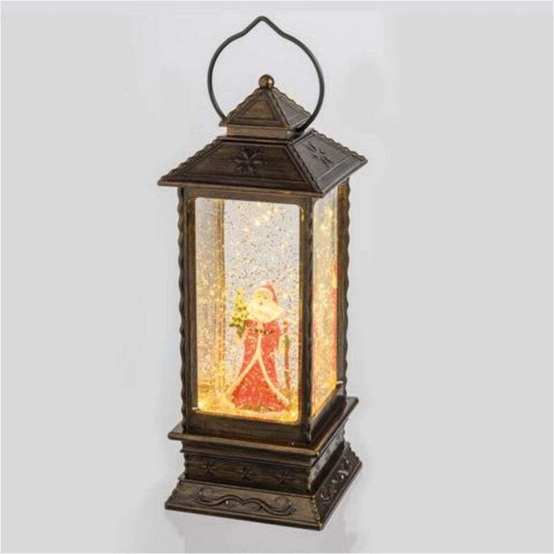 foto del prodotto lotti lanterna h.27.5x10.5x10.5cm rettangolare led bianco clado 44760 x1