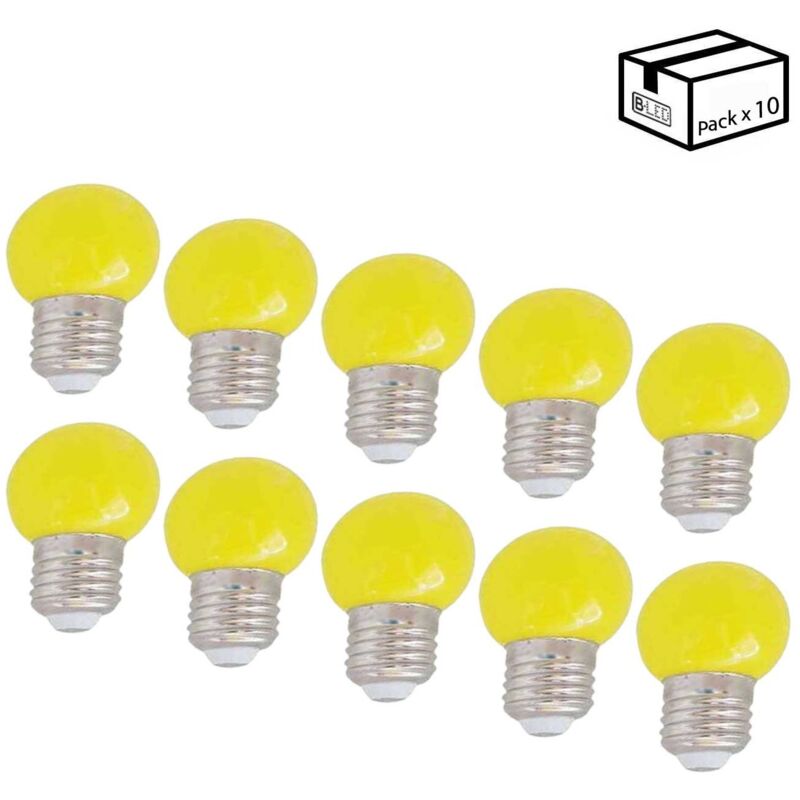 foto del prodotto lotto 10 lampadine led e27 1w 1 colore